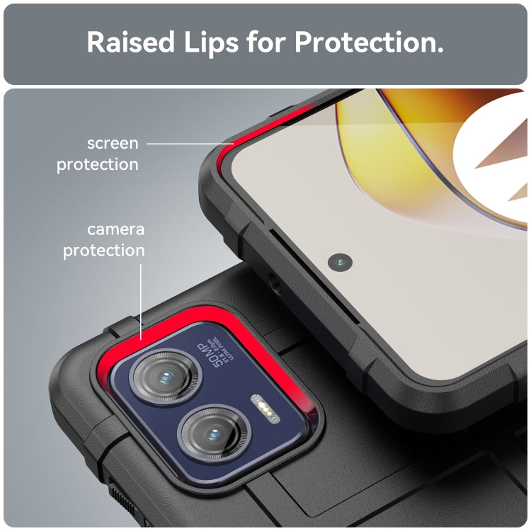 For Motorola Moto G73 Full Coverage Shockproof TPU Case(Black) - free shipping - PMC TechLife - Order now!