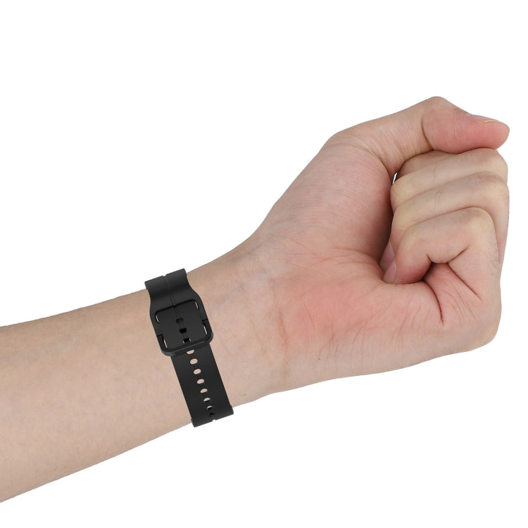 For Xiaomi MI Watch S1 Active 22mm Loop Silicone Watch Band(Black) - free shipping - PMC TechLife - Order now!