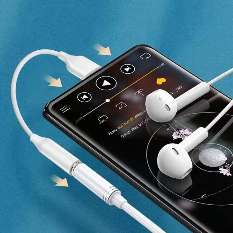 Type C to 3.5mm Female Headphone Jack Adapter - Type-C Adapter by PMC TechLife | Online Shopping South Africa | PMC TechLife