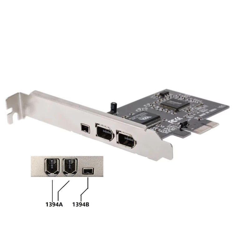 PCI-E 3 Ports 1394a 1394b Firewire Expansion Card 2 x 6 Pin + 1 x 4 Pin for Desktop PC - Add-on Cards by PMC TechLife | Online Shopping South Africa | PMC TechLife
