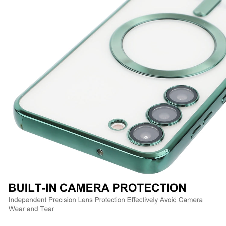 For Samsung Galaxy S23+ 5G ENKAY Electroplated MagSafe Shockproof TPU Phone Case with Lens Film(Pink) - Galaxy S23+ 5G Cases by ENKAY | Online Shopping South Africa | PMC TechLife | Buy Now Pay Later Mobicred