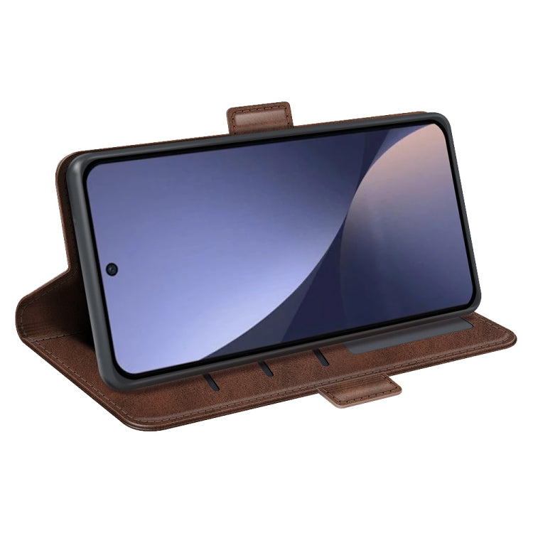 For Xiaomi 13 Pro Dual-side Magnetic Buckle Leather Phone Case(Brown) - free shipping - PMC TechLife - Order now!