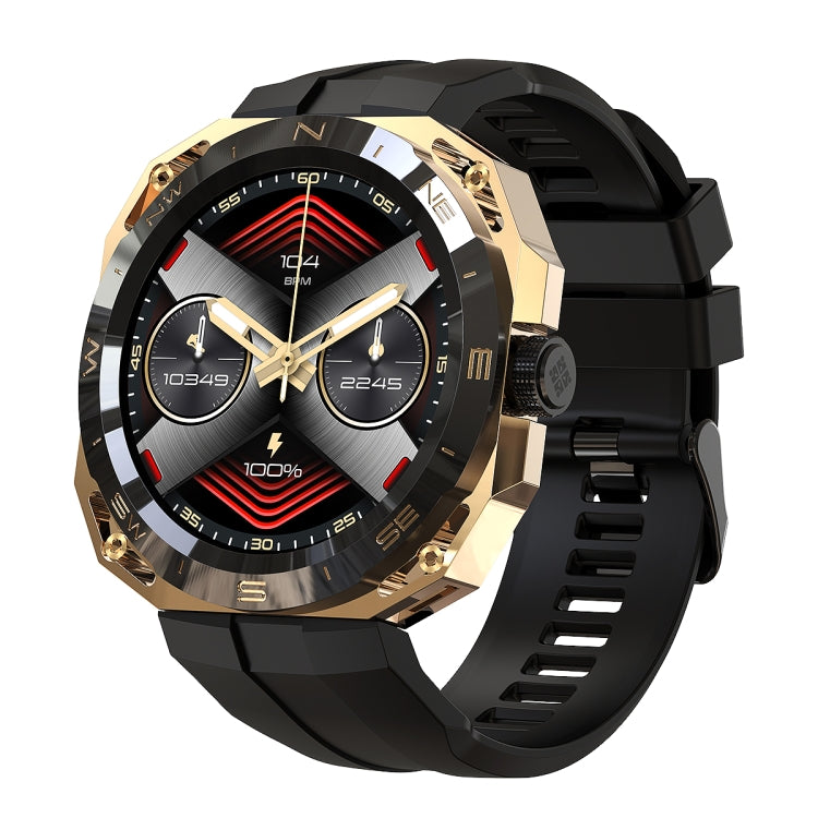 E25 1.43 inch Color Screen Smart Watch,Support Heart Rate Monitoring / Blood Pressure Monitoring(Gold) - Smart Wear by PMC TechLife | Online Shopping South Africa | PMC TechLife