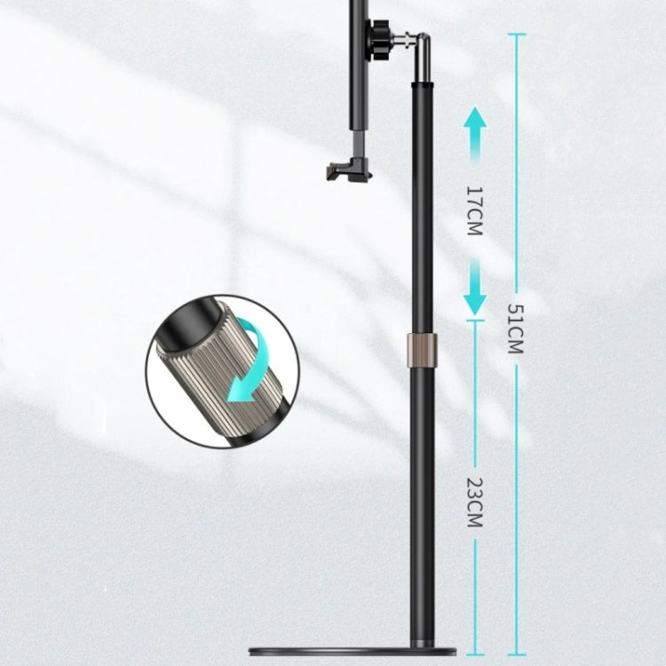 Boneruy P21 Lifting Adjustable Rotating Phone Tablet Desktop Holder(White) - Desktop Holder by BONERUY | Online Shopping South Africa | PMC TechLife | Buy Now Pay Later Mobicred