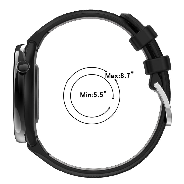 For Samsung Galaxy Watch5 44mm 20mm Sports Two-Color Steel Buckle Silicone Watch Band(White+Teal) - Smart Wear by PMC TechLife | Online Shopping South Africa | PMC TechLife