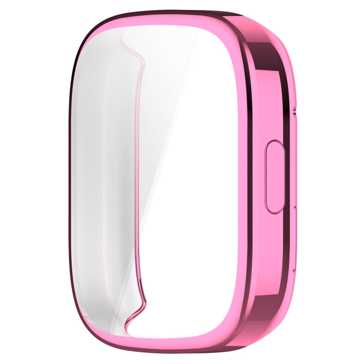 For Redmi Watch 3 TPU Fully Enclosed Watch Protective Case(Pink) - Smart Wear by PMC TechLife | Online Shopping South Africa | PMC TechLife