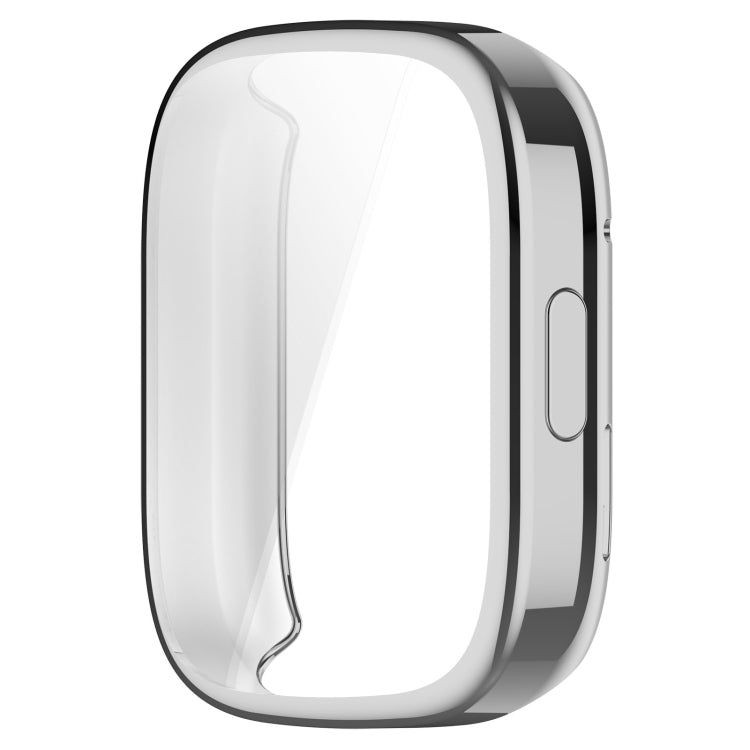 For Redmi Watch 3 TPU Fully Enclosed Watch Protective Case(Sliver) - Smart Wear by PMC TechLife | Online Shopping South Africa | PMC TechLife