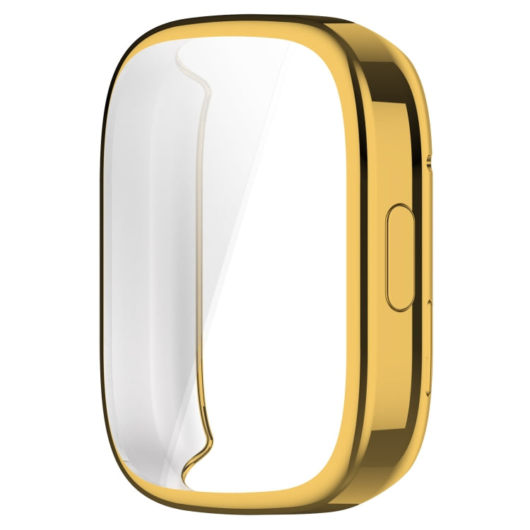 For Redmi Watch 3 Lite TPU Fully Enclosed Watch Protective Case(Gold) - Smart Wear by PMC TechLife | Online Shopping South Africa | PMC TechLife