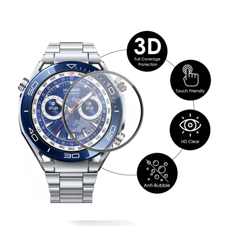 10pcs For Huawei Watch Ultimate ENKAY Hat-Prince 3D Full Coverage Soft PC Edge + PMMA HD Screen Protector Film - free shipping - PMC TechLife - Order now!