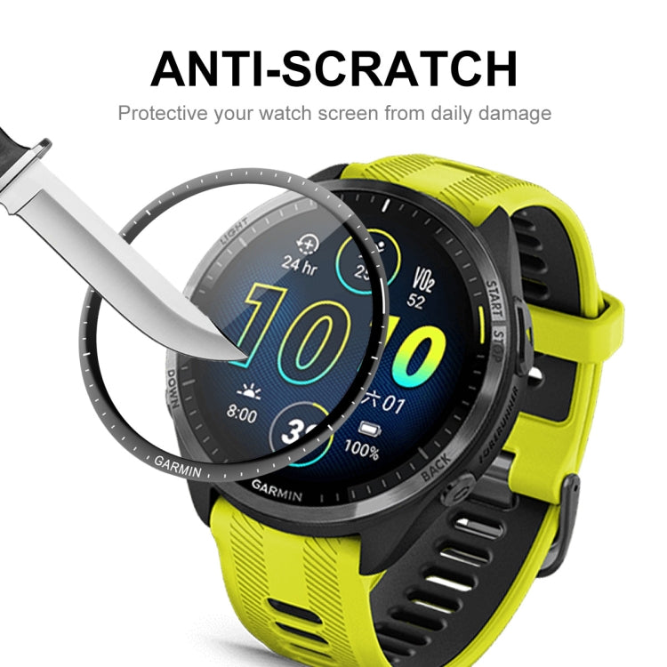 2pcs Compatible with Garmin Compatible witherunner 965 ENKAY Hat-Prince 3D Full Coverage Soft PC Edge + PMMA HD Screen Protector Film - Screen Protector by ENKAY | Online Shopping South Africa | PMC TechLife | Buy Now Pay Later Mobicred