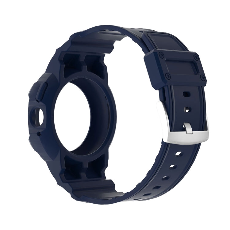 For Google Pixel Watch JUNSUNMAY Integrated TPU Adjustable Elastic Watch Band(Dark Blue) - Watch Bands by JUNSUNMAY | Online Shopping South Africa | PMC TechLife | Buy Now Pay Later Mobicred