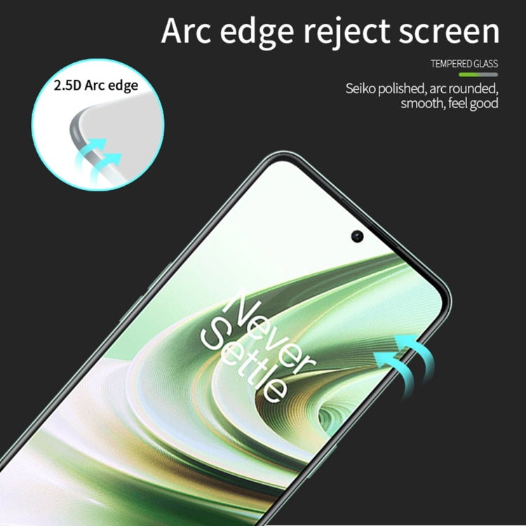 For OnePlus Nord CE3 Lite PINWUYO 9H 2.5D Full Screen Tempered Glass Film(Black) - OnePlus Tempered Glass by PINWUYO | Online Shopping South Africa | PMC TechLife | Buy Now Pay Later Mobicred