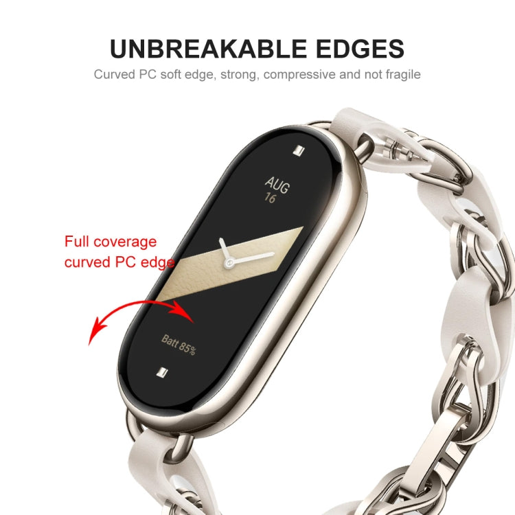 10pcs For Xiaomi Band 8 ENKAY Hat-Prince 3D Full Coverage Soft PC Edge + PMMA HD Screen Protector Film - Screen Protector by ENKAY | Online Shopping South Africa | PMC TechLife | Buy Now Pay Later Mobicred