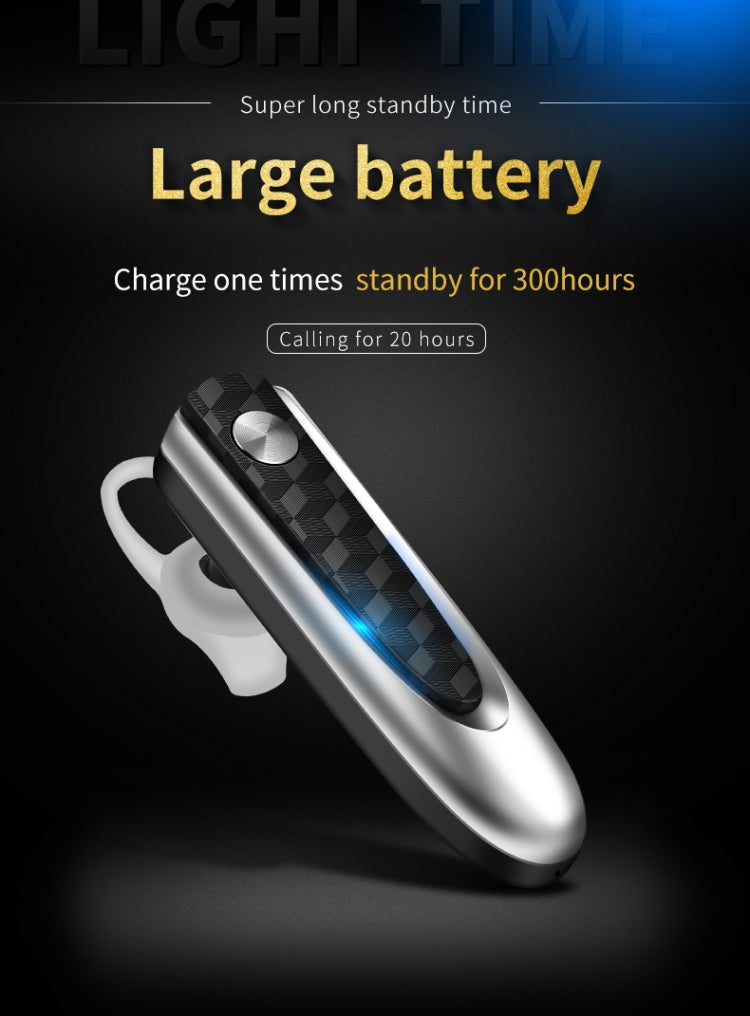 Fineblue HF68 Bluetooth Mini Earphone Business Wireless Earbud Stereo Music Hands-free Calling Earphone Large Battery Capacity Black - Bluetooth Earphone by Fineblue | Online Shopping South Africa | PMC TechLife | Buy Now Pay Later Mobicred