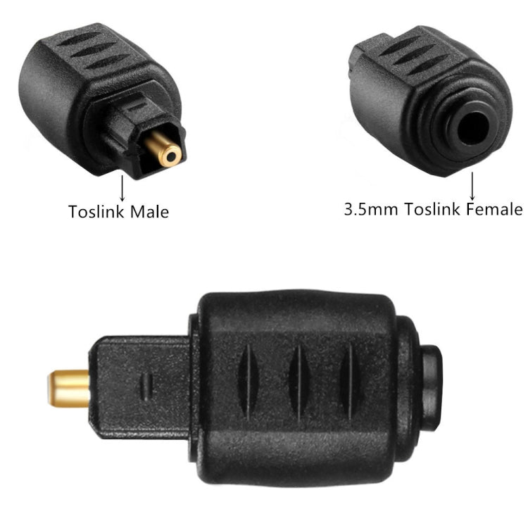 JUNSUNMAY Optical 3.5mm Female Mini Jack Plug to Digital Toslink Male Audio Adapter Connector - Adapter by JUNSUNMAY | Online Shopping South Africa | PMC TechLife | Buy Now Pay Later Mobicred