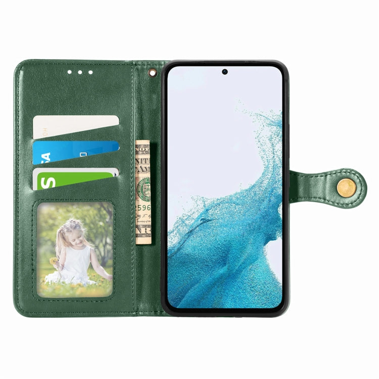 For Samsung Galaxy A54 5G Retro Solid Color Buckle Leather Phone Case(Green) - free shipping - PMC TechLife - Order now!