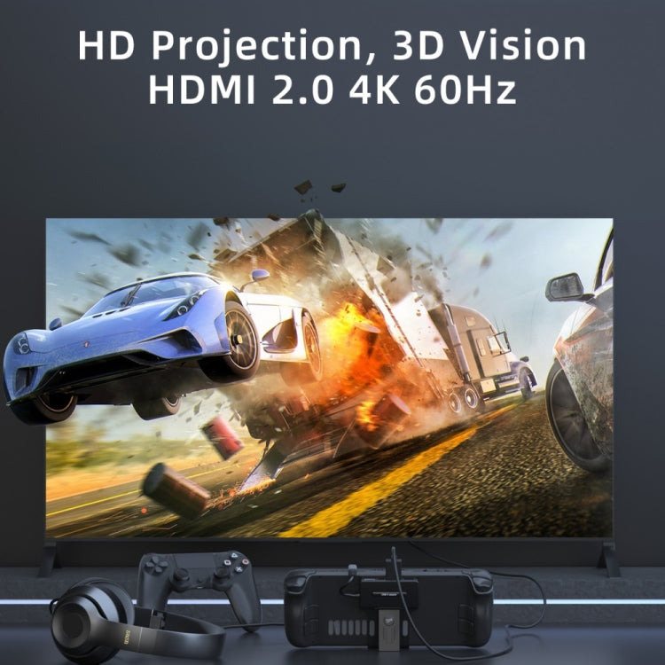 V266 For Steam Deck 5 in 1 Bracket Docking Station Charging Base Support 4K/60Hz USB3.0 - free shipping - PMC TechLife - Order now!