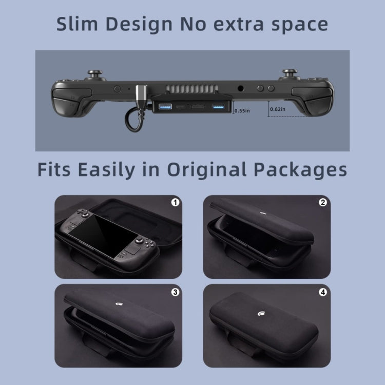 V266 For Steam Deck 5 in 1 Bracket Docking Station Charging Base Support 4K/60Hz USB3.0 - free shipping - PMC TechLife - Order now!