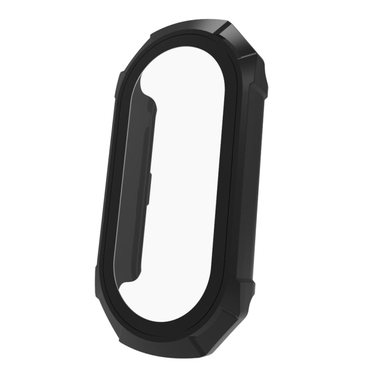 For Xiaomi Mi Band 8 ENKAY Hat-Prince Full Coverage PC Frame + Tempered Glass Film Watch Case(Blue) - free shipping - PMC TechLife - Order now!
