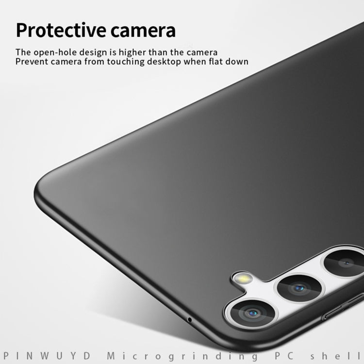 For Samsung Galaxy A34 5G PINWUYO Magnetic Magsafe Frosted PC Ultra-thin Hard Phone Case(Black) - free shipping - PMC TechLife - Order now!