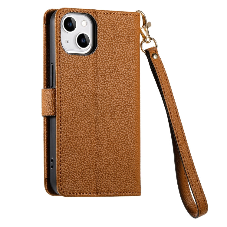 For iPhone 13 Pro Love Zipper Lanyard Leather Phone Case(Brown) - free shipping - PMC TechLife - Order now!