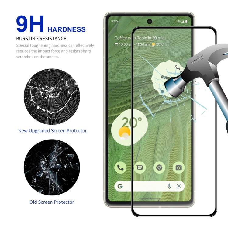 2pcs For Google Pixel 7A ENKAY Full Glue High Aluminum-silicon Tempered Glass  Film - free shipping - PMC TechLife - Order now!