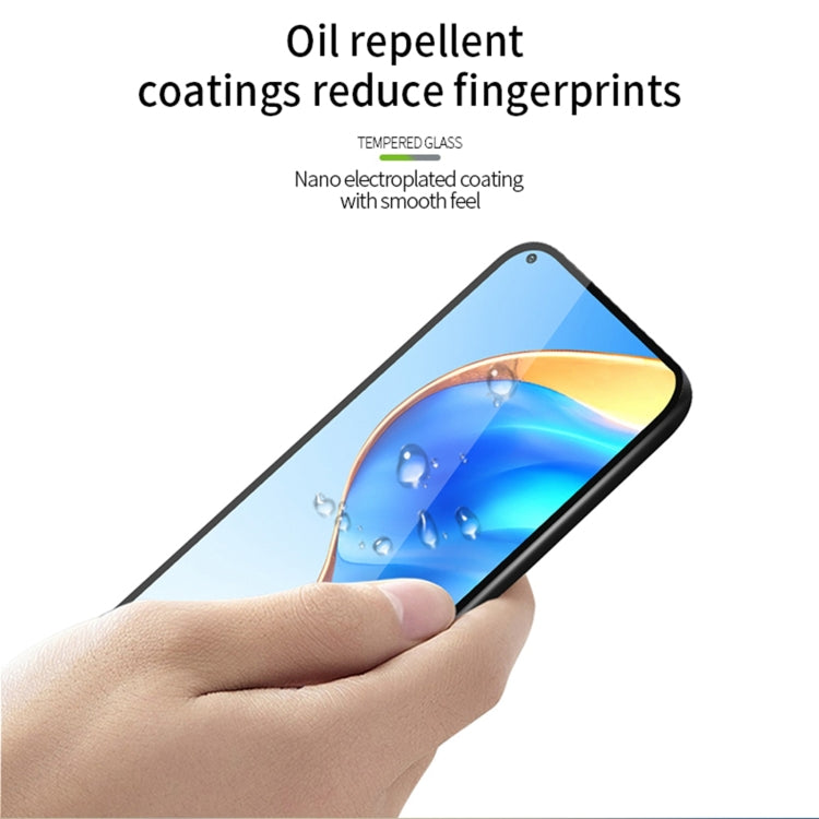 For Realme Narzo 60 PINWUYO 9H 2.5D Full Screen Tempered Glass Film(Black) - Realme Tempered Glass by PINWUYO | Online Shopping South Africa | PMC TechLife | Buy Now Pay Later Mobicred