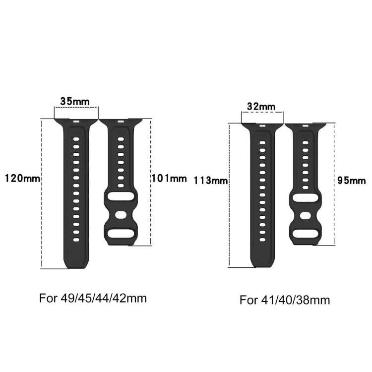 For Apple Watch SE 2022 44mm Reverse Buckle Dot Texture Silicone Watch Band(Orange) - Watch Bands by PMC TechLife | Online Shopping South Africa | PMC TechLife
