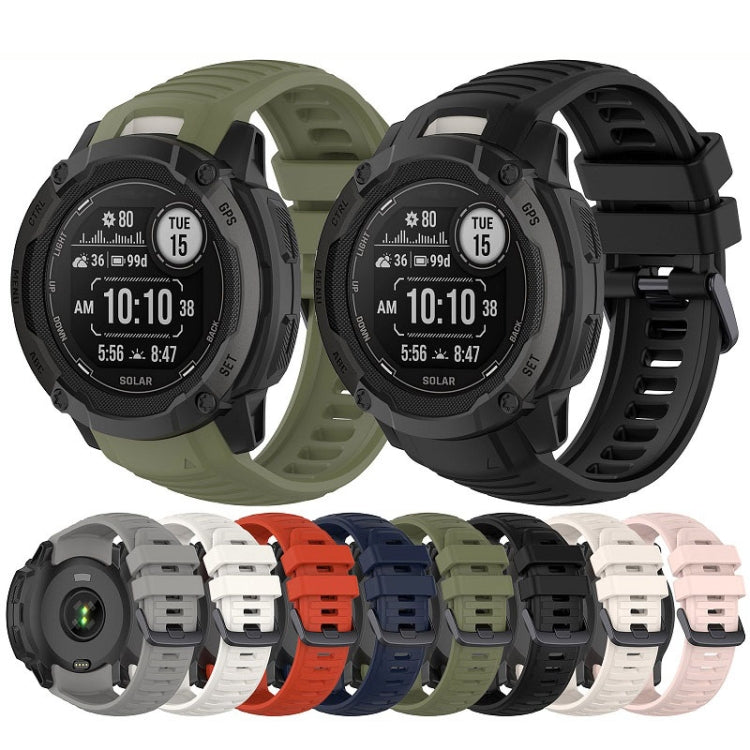 For Garmin Instinct 2X Sports Silicone Replacement Watch Band(Pink) - Watch Bands by PMC TechLife | Online Shopping South Africa | PMC TechLife