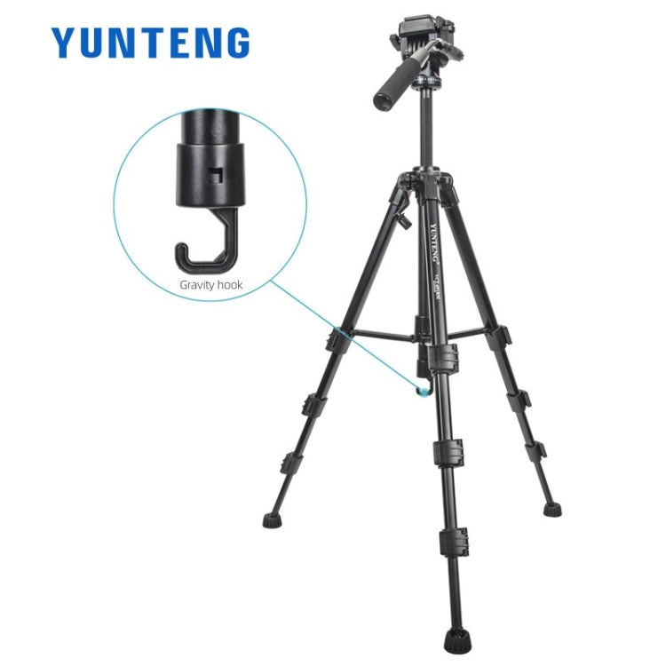 YUNTENG VCT-6006 Professional Hydraulic Head Aluminum Tripod - free shipping - PMC TechLife - Order now!