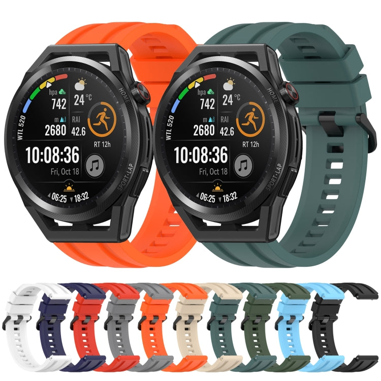For Huawei Watch GT3 SE Long & Short Sports Solid Color Silicone Watch Band Set(Black) - Watch Bands by PMC TechLife | Online Shopping South Africa | PMC TechLife