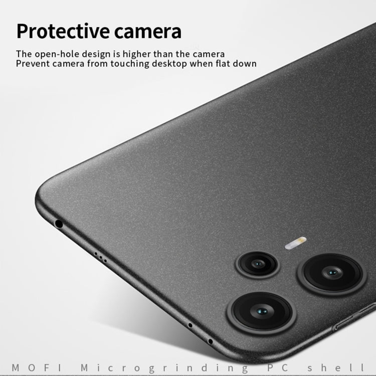 For Xiaomi Redmi Note 12 Turbo MOFI Fandun Series Frosted PC Ultra-thin All-inclusive Phone Case(Gray) - free shipping - PMC TechLife - Order now!