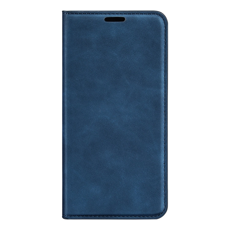 For iPhone 15 Retro-skin Magnetic Suction Leather Phone Case(Dark Blue) - free shipping - PMC TechLife - Order now!