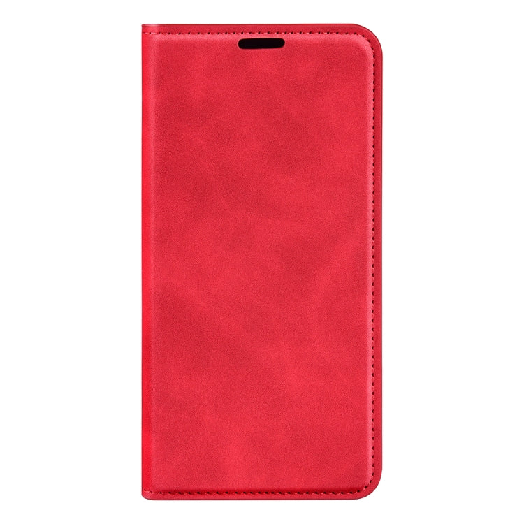 For iPhone 15 Pro Max Retro-skin Magnetic Suction Leather Phone Case(Red) - free shipping - PMC TechLife - Order now!
