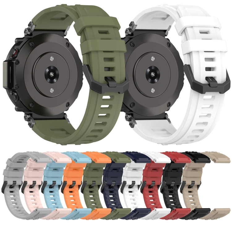 For Amazfit T-Rex Ultra Silicone Sports Watch Band(Midnight Blue) - Watch Bands by PMC TechLife | Online Shopping South Africa | PMC TechLife