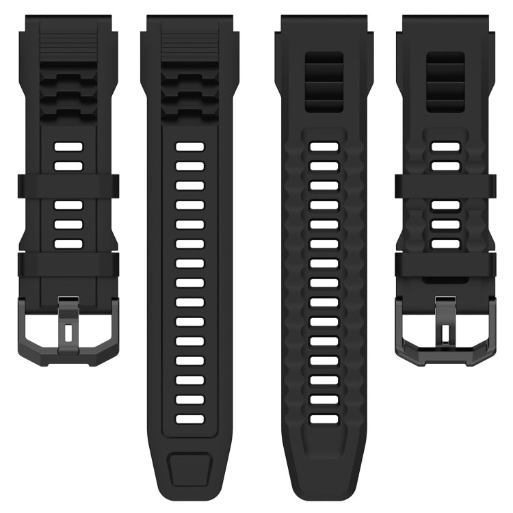 For Amazfit T-Rex Ultra Silicone Sports Watch Band(Dark Green) - Watch Bands by PMC TechLife | Online Shopping South Africa | PMC TechLife