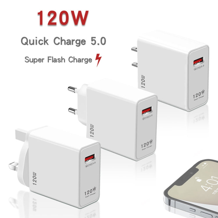 120W USB Super Fast Charging Charger, Plug Size:US Plug - free shipping - PMC TechLife - Order now!