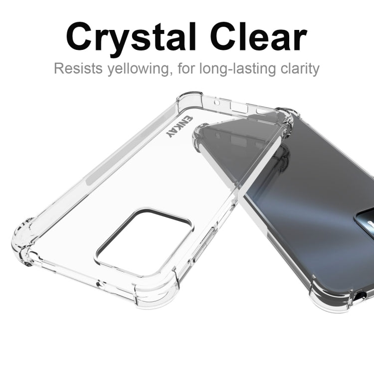 For Motorola Moto G23 4G ENKAY Transparent TPU Shockproof Phone Case with Glass Film - free shipping - PMC TechLife - Order now!