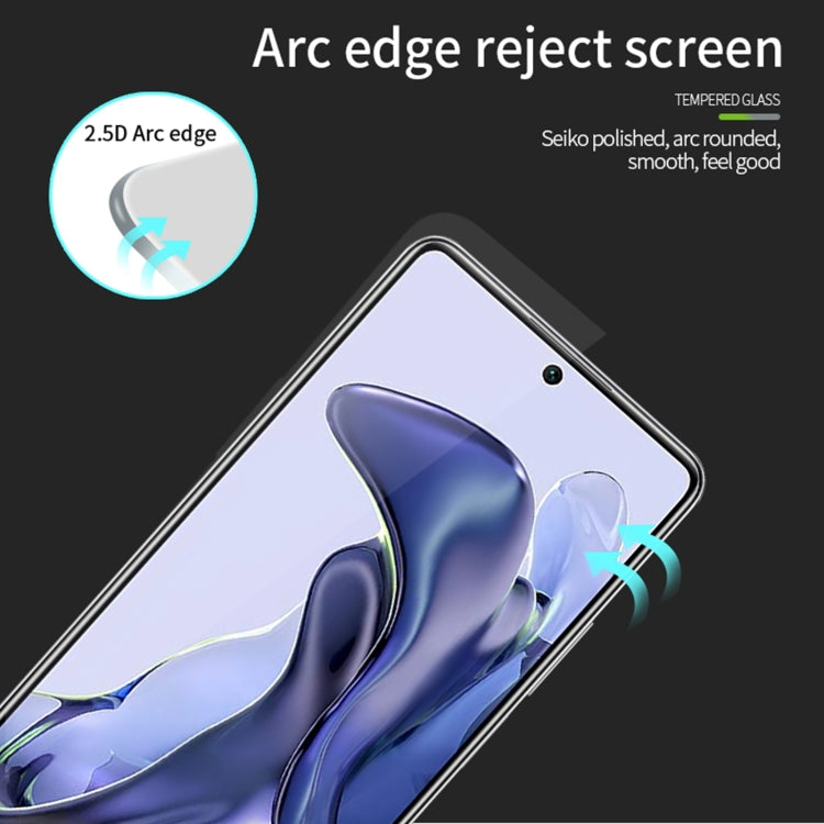 For OPPO A79 / A2 2023 PINWUYO 9H 2.5D Full Screen Tempered Glass Film(Black) - OPPO Tempered Glass by PINWUYO | Online Shopping South Africa | PMC TechLife | Buy Now Pay Later Mobicred