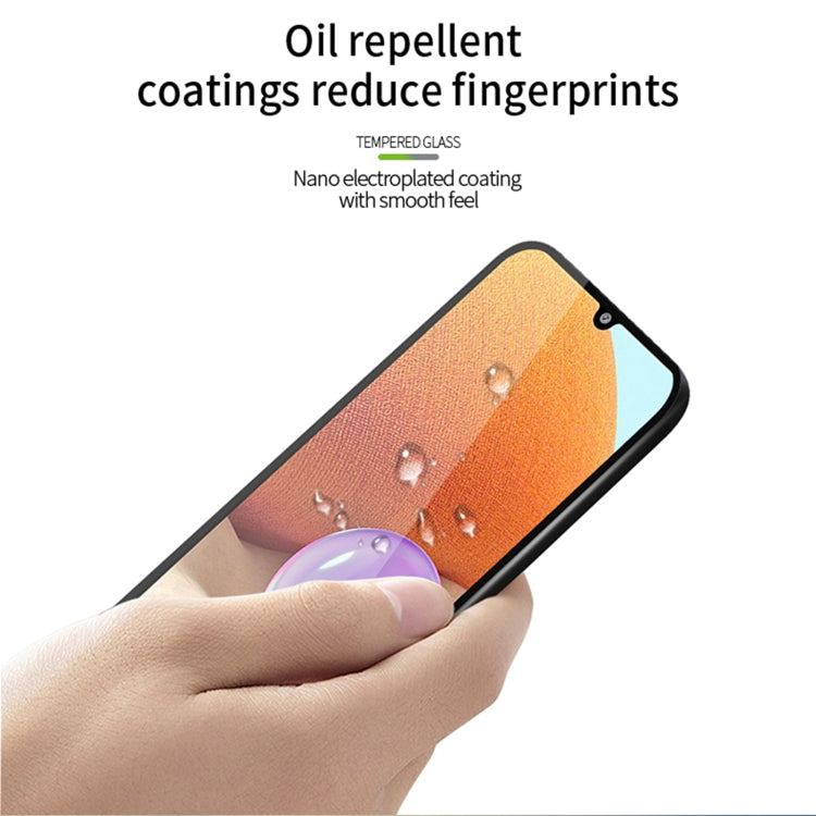 For Realme C51 PINWUYO 9H 2.5D Full Screen Tempered Glass Film(Black) - Realme Tempered Glass by PINWUYO | Online Shopping South Africa | PMC TechLife | Buy Now Pay Later Mobicred