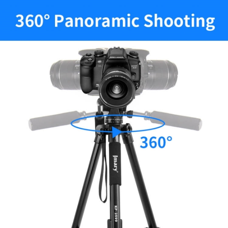 JMARY KP2599 SLR Camera Phone Live Streaming Outdoor Photography Aluminum Tripod - free shipping - PMC TechLife - Order now!