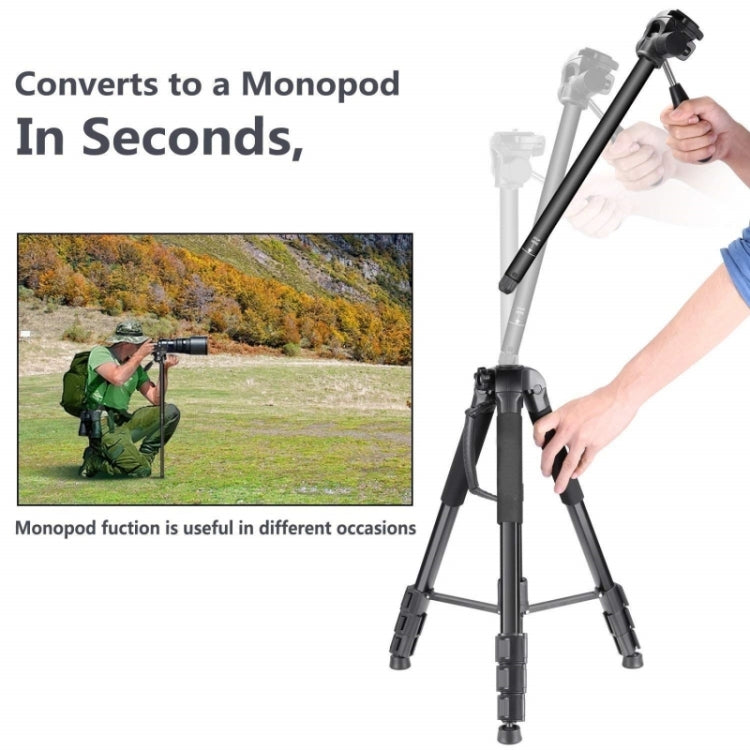 JMARY KP2264 Portable Detachable Tripod Mobile Phone SLR Camera Aluminium Alloy Stand(Blue) - free shipping - PMC TechLife - Order now!