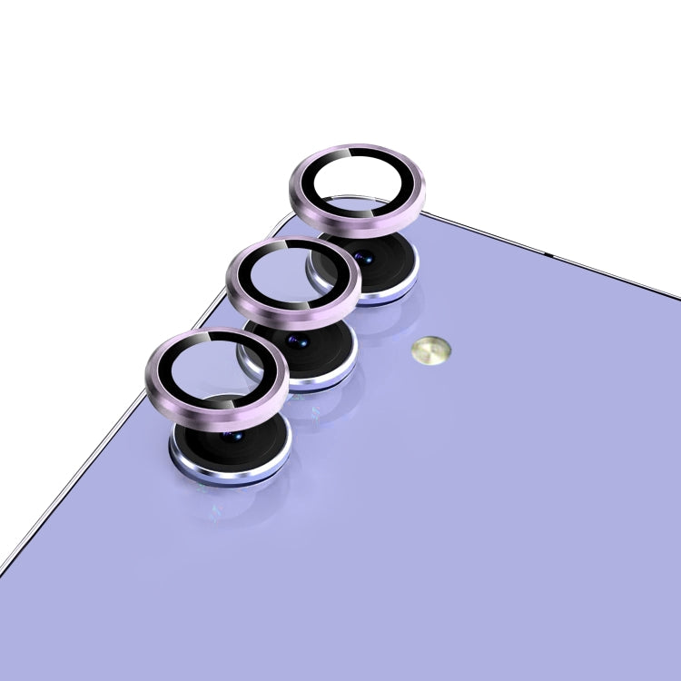 For Samsung Galaxy A54 5G NORTHJO Camera Lens Protector Tempered Glass CD Vein Metal Ring Film(Purple) - Galaxy Tempered Glass by NORTHJO | Online Shopping South Africa | PMC TechLife | Buy Now Pay Later Mobicred