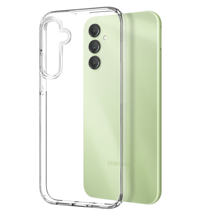 For Samsung Galaxy A14 4G / 5G NORTHJO Transparent TPU Phone Case with Tempered Glass Film(Transparent) - Galaxy Phone Cases by NORTHJO | Online Shopping South Africa | PMC TechLife | Buy Now Pay Later Mobicred