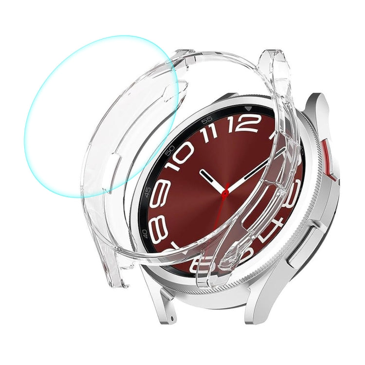 For Samsung Galaxy Watch6 Classic 47mm ENKAY Hat-Prince Transparent Soft TPU Case + 0.2mm 9H Glass Screen Protector - Watch Cases by ENKAY | Online Shopping South Africa | PMC TechLife