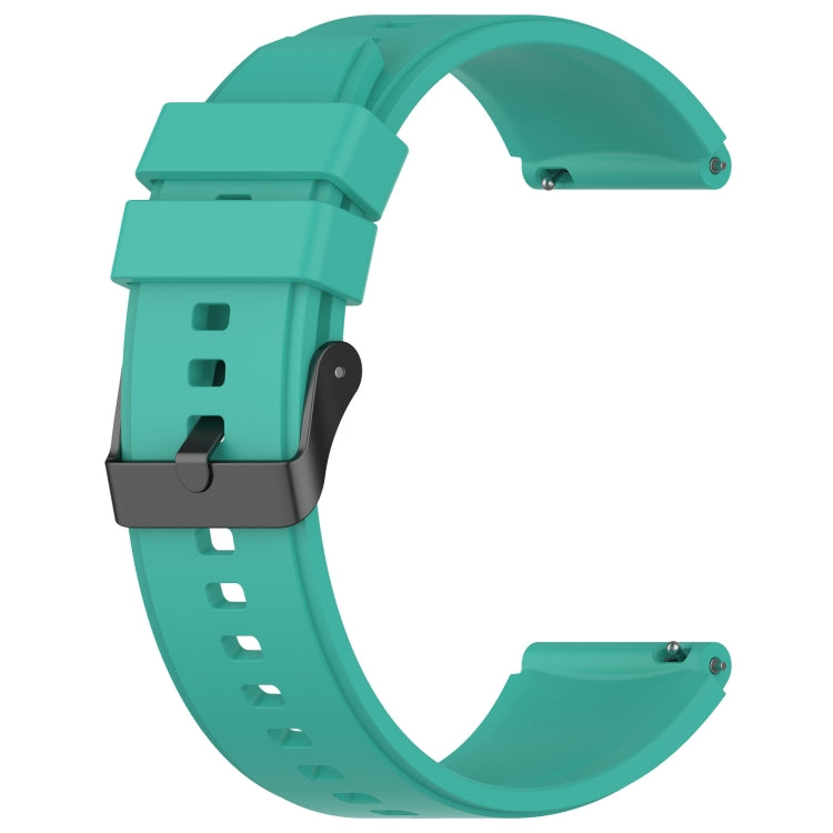 For OPPO Watch 4 Pro 22mm Solid Color Silicone Watch Band(Teal) -  by PMC TechLife | Online Shopping South Africa | PMC TechLife