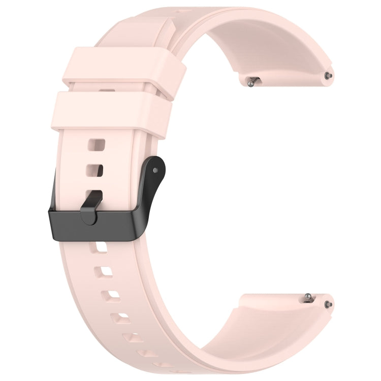 For OPPO Watch 4 Pro 22mm Solid Color Silicone Watch Band(Pink) -  by PMC TechLife | Online Shopping South Africa | PMC TechLife