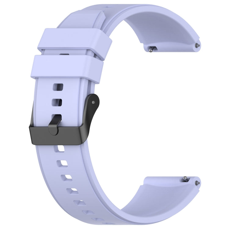 For OPPO Watch 4 Pro 22mm Solid Color Silicone Watch Band(Purple) -  by PMC TechLife | Online Shopping South Africa | PMC TechLife