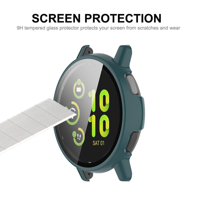 Compatible with Garmin Active 5 ENKAY Hat-Prince Full Coverage PC + Tempered Glass Film Integrated Watch Case(Black) - free shipping - PMC TechLife - Order now!