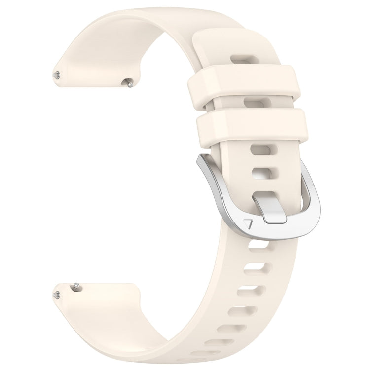 Compatible with Garmin VivoMove Style / Vivomove Liquid Glossy Silver Buckle Silicone Watch Band(Starlight) - Watch Bands by PMC TechLife | Online Shopping South Africa | PMC TechLife | Buy Now Pay Later Mobicred